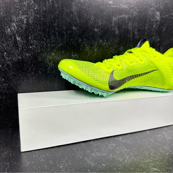 NIKE ZOOM SUPERFLY ELITE 2 VOLT MINT FOAM WOMENS TRACK SPIKES SIZE 5.5 ATOMKNIT - Picture 7 of 11